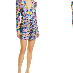 Rebecca Vallance Silk Floral Mini Dress